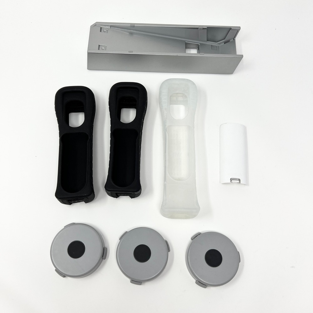Nintendo Wii Accessory Bundle Remote Silicone Cover Console Stand Battery Cover‎